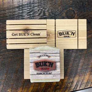 Buk'n Bar Branded Soap Deck